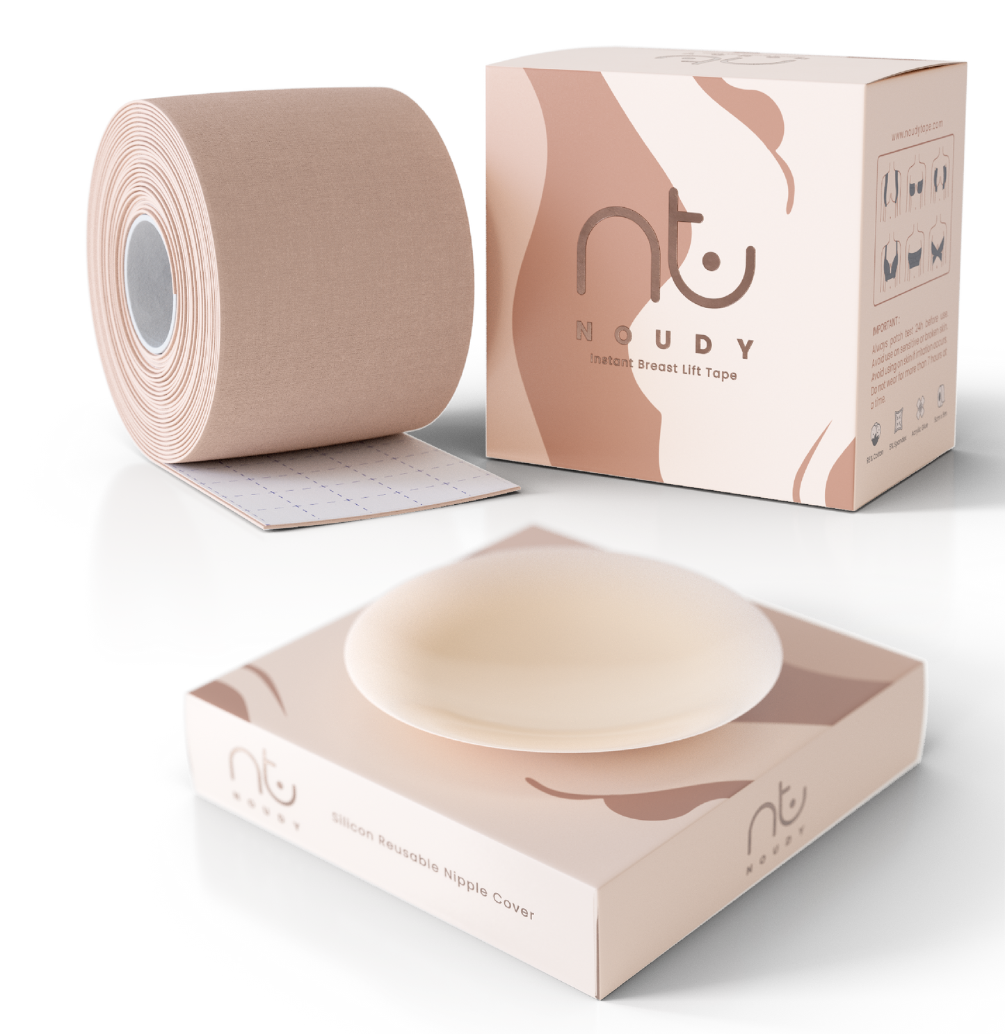 NOUDY TAPE NUDE - SILIKON NIPPLE COVER BUNDLE