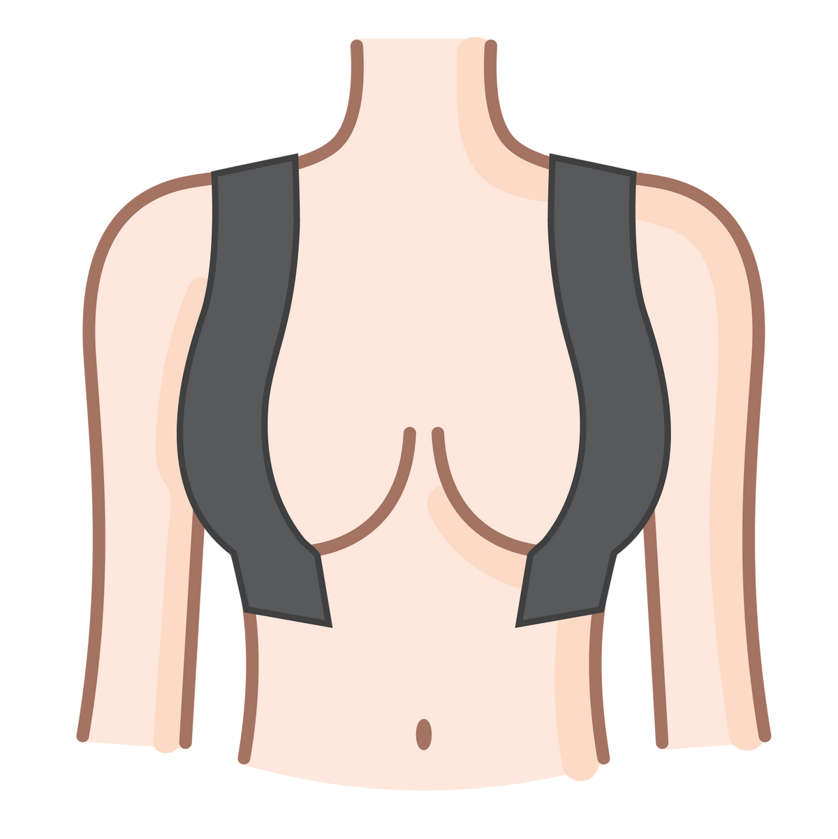 Breast Tape Application Step 4